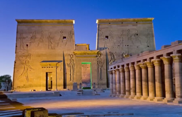 Sound und Light Show Isis Tempel