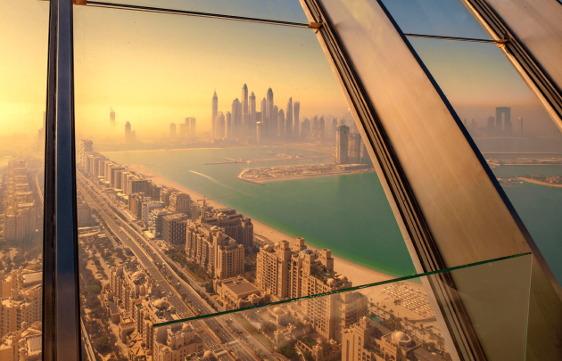 Ausblick in der Nakheel Mall