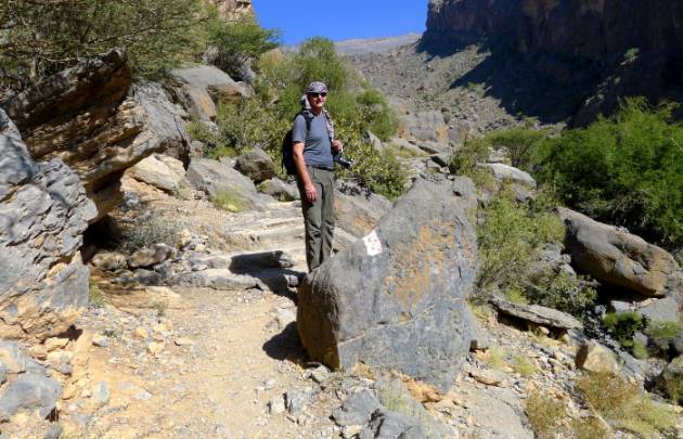Wanderung nach Sab-Bani khamis