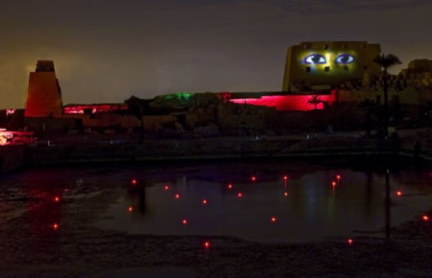 Sound & Light Show im Karnak Tempel