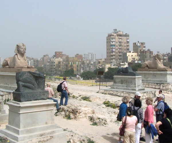Bibliothek der Antike Alexandria