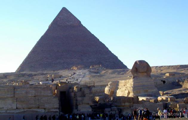 Sphinx und Pyramiden