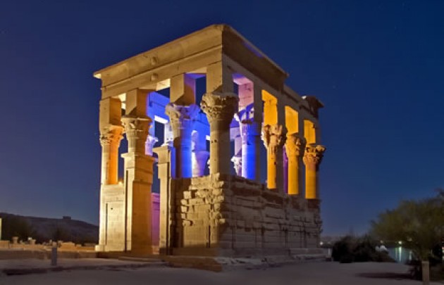 Sound und Light Show Isis Tempel