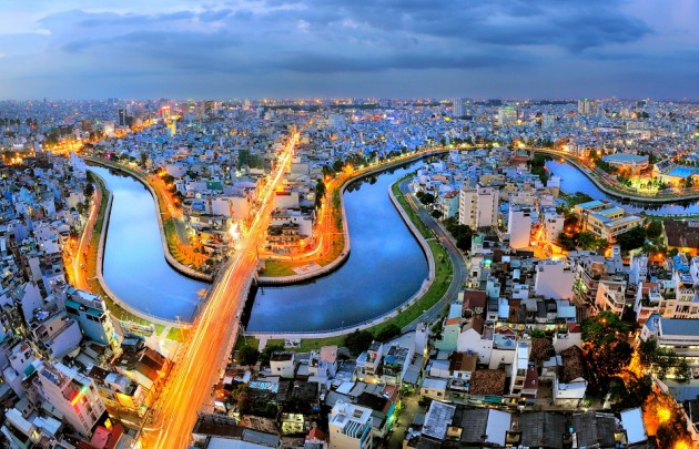 Saigon Stadbesichtigung